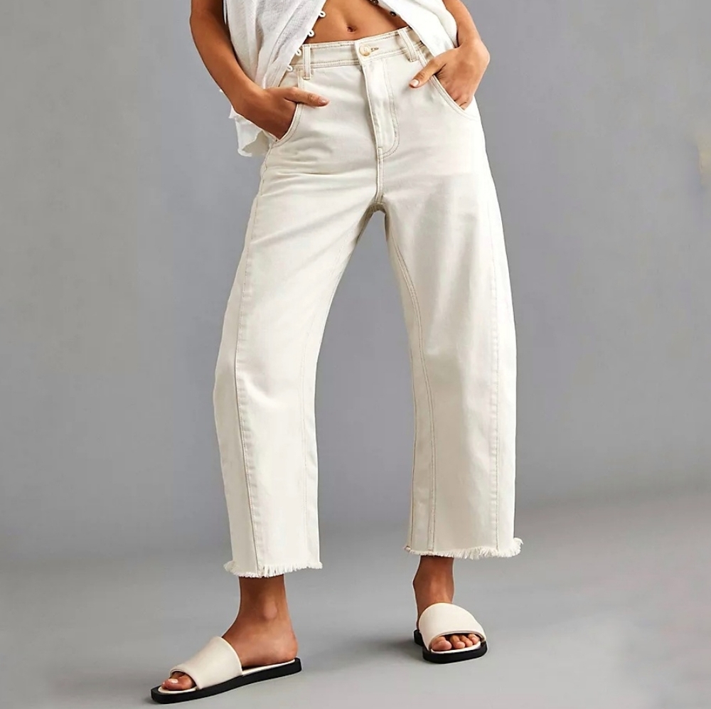 EUC! Free People Extreme Barrel Jeans Size 26